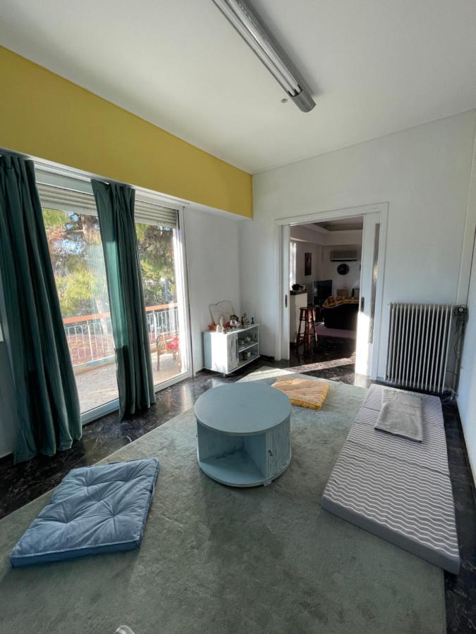 Spacious Apartment With Balconies, Ac, King Bed, Near Dt And Transports Athens Ngoại thất bức ảnh